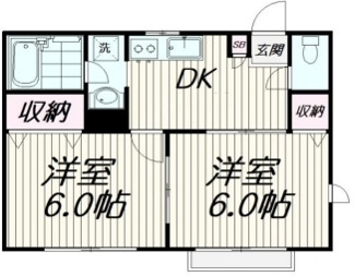 【間取り】 | サンハイム久が原 | 間取りです。