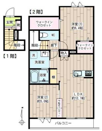 グランドゥール東台の間取り