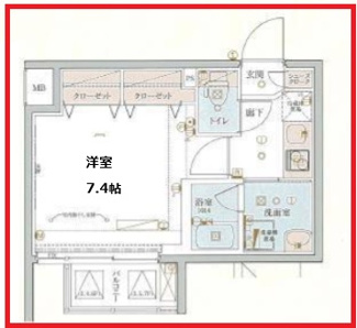 【間取り】 | リヴシティ両国四番館