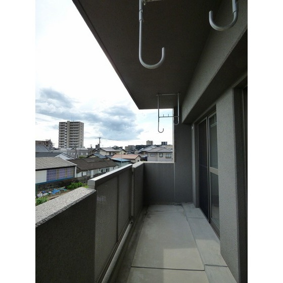 熊本市中央区国府本町の賃貸マンションのバルコニー