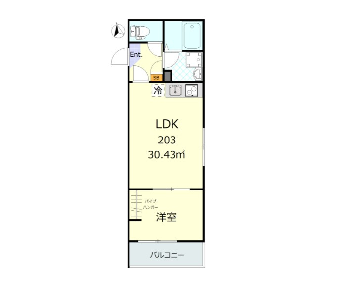 サンライズ墨田の間取り
