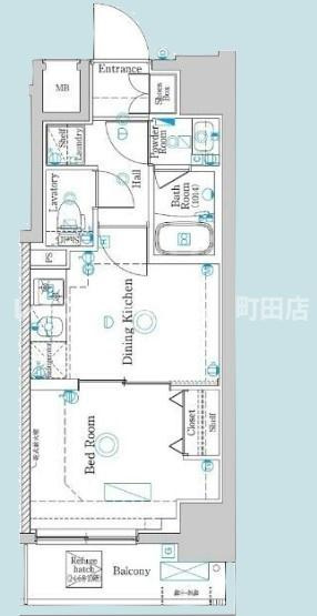 ラフィスタ町田※初期費用分割後払いサービス利用可能物件の間取り