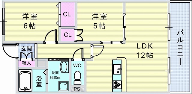 ホワイトハイツの間取り