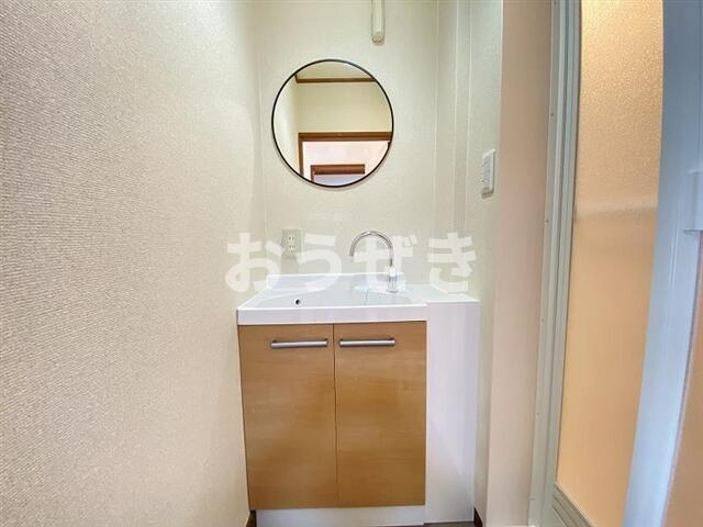森マンションの玄関