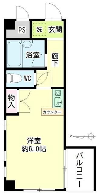 足立区花畑１丁目の賃貸マンションの間取り