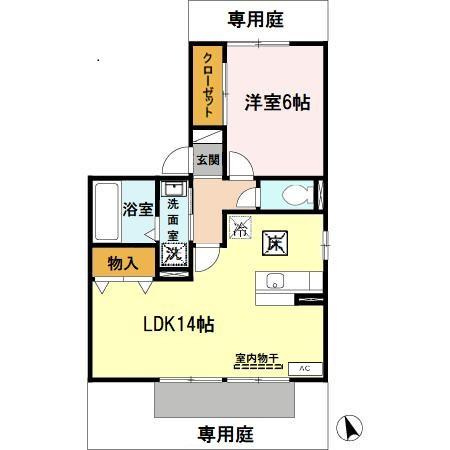リバティーコートの間取り