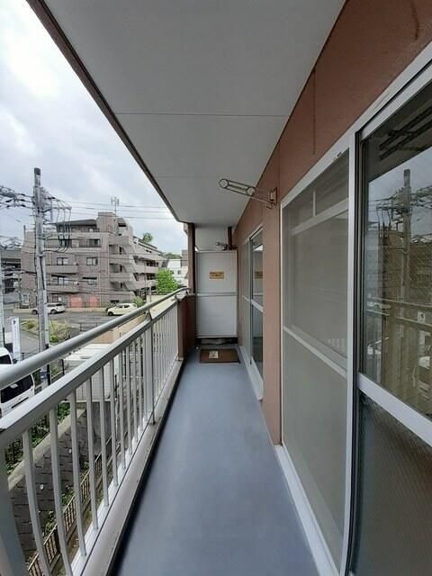 八王子市南大沢１丁目の賃貸マンションのバルコニー