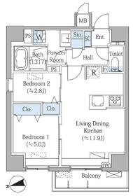 Ｇｒａｎｄ　Ｍａｒｋ　Ｒｅｓｉｄｅｎｃｅ大森の間取り
