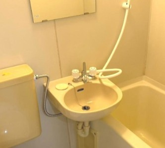 クロノス深見の洗面所