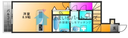 ボンシャンスMⅡの間取り