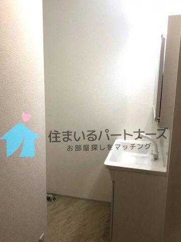 ボンシャンスMⅡの洗面所|忙しい朝には欠かせない洗面所です
