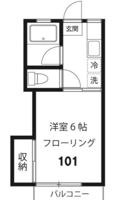 レスポワール調布の間取り