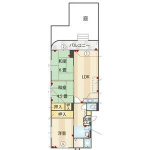 室見サニーマンションの間取り