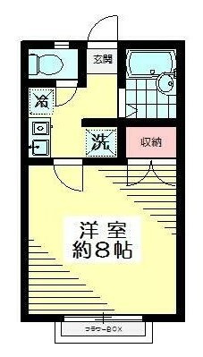 コーポ白亜の間取り