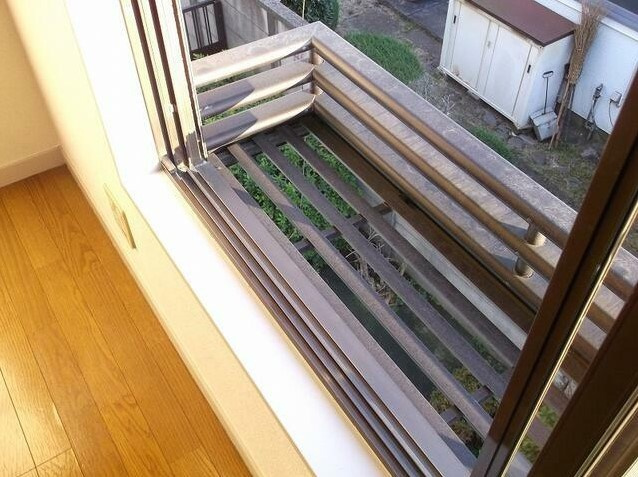 コーポ白亜のバルコニー
