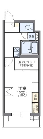 レオパレスパルコートＦの間取り|代表的な間取のため実際の間取とは異なる場合があります
