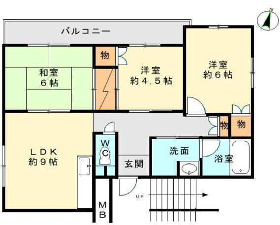 プラシド須磨の間取り