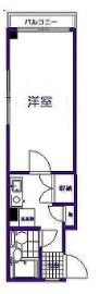 台東区上野桜木２丁目の賃貸マンションの間取り