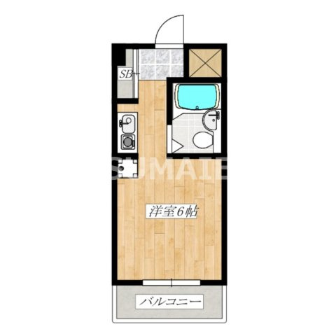 エルミ千駄木の間取り