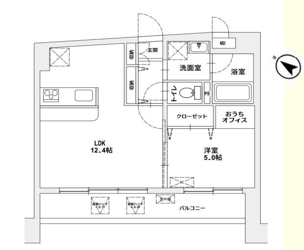 【間取り】 | MAJESTIC千葉みなと