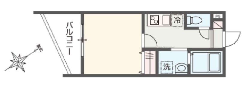 MELDIA瑞江の間取り
