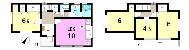 中古戸建の間取り