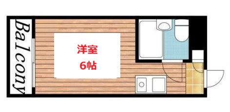 【間取り】 | レジダンスイン目黒 | お部屋の間取りです。