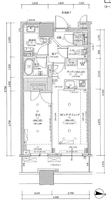 目黒第一マンションズの間取り