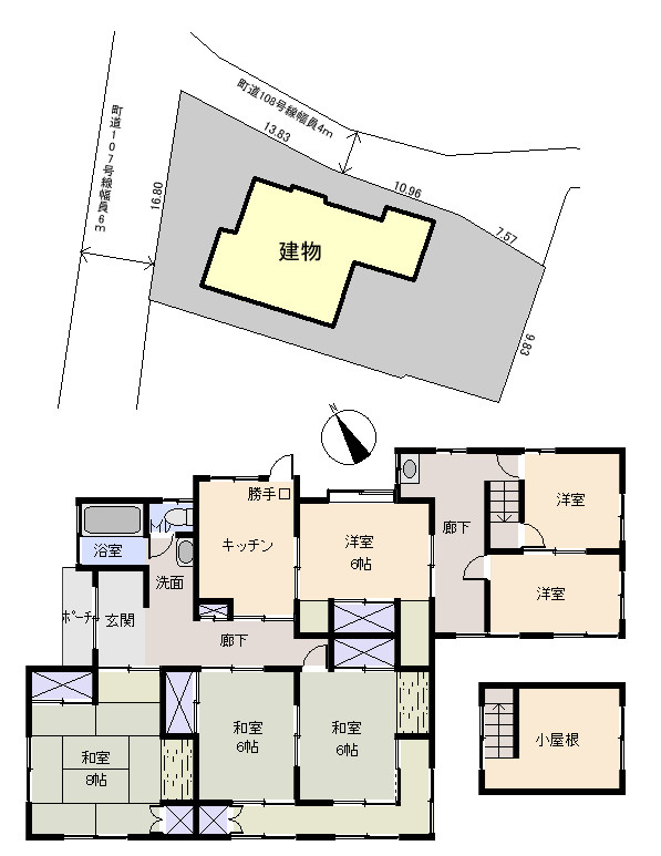 函南町平井戸建の間取り