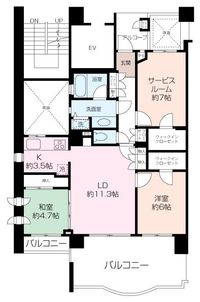 ~4階角部屋~ マイキャッスル湘南逗子サンヴェローナ弐番館の画像