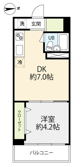 【間取り】 | ニュー池尻マンション
