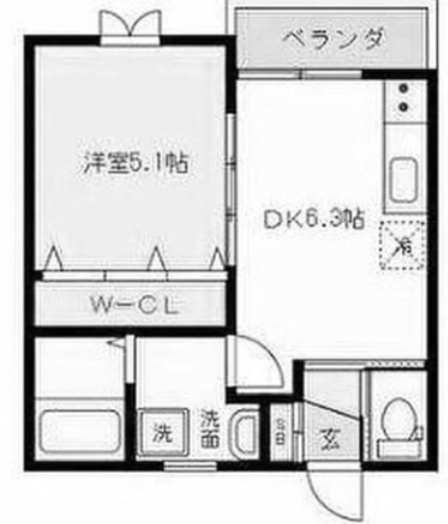 ラヴェール新生の間取り