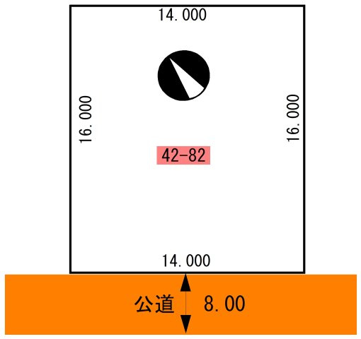 【土地図】 | 武佐4丁目42-82売地