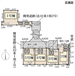 リーブルガーデン川西町結崎22期の区画図