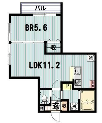 コンソナンス東麻布の間取り|間取りです。