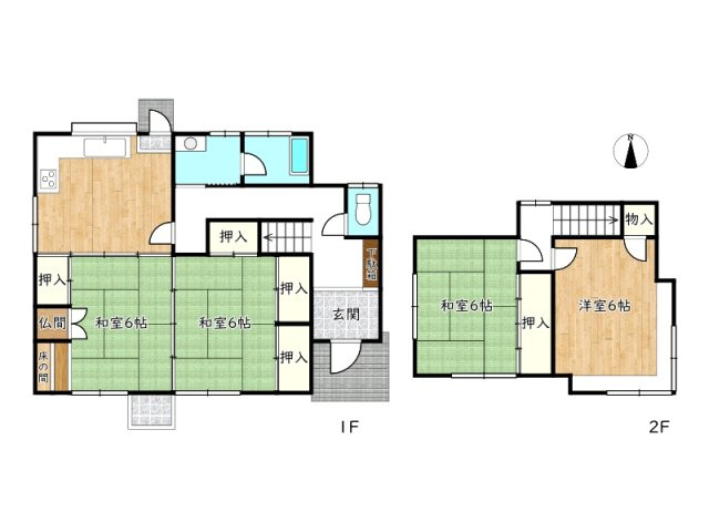 【間取り】 | 姫路市勝原区宮田／中古戸建