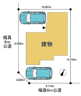 流山市西初石1丁目　中古戸建　平成17年築の区画図