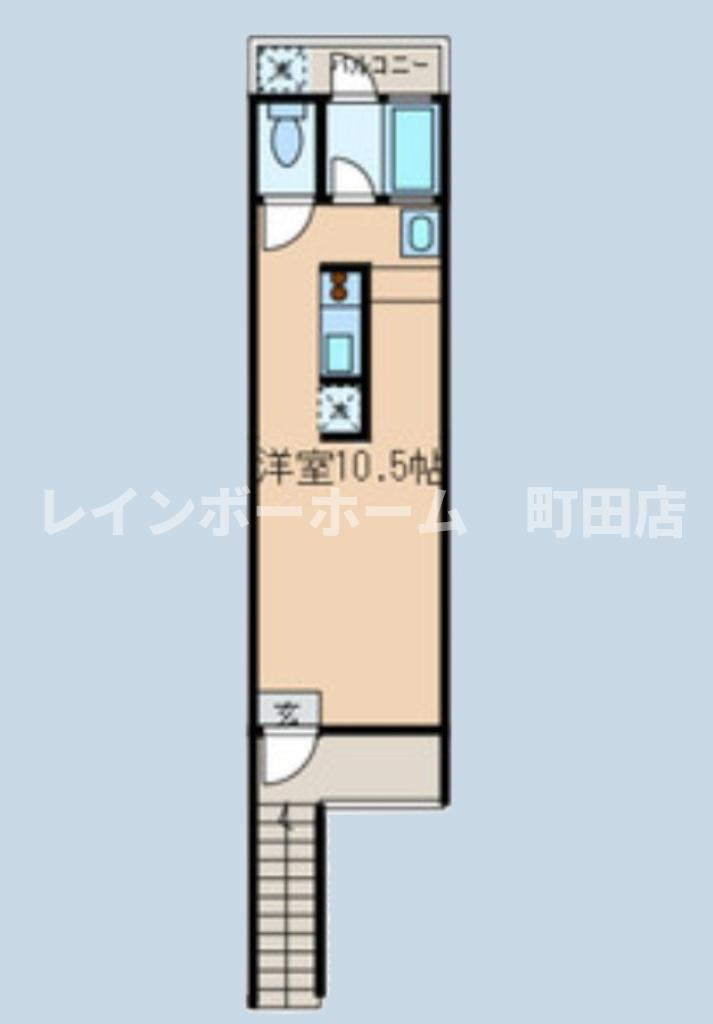ヴィラアールケイ※初期費用分割あと払いサービス利用可能物件の間取り