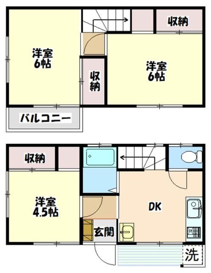 【間取り】 | 大和市草柳１丁目戸建