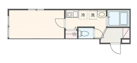 MELDIA高円寺の間取り|間取りです。