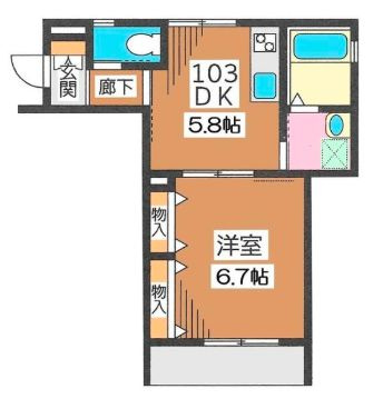 オルテンシアの間取り