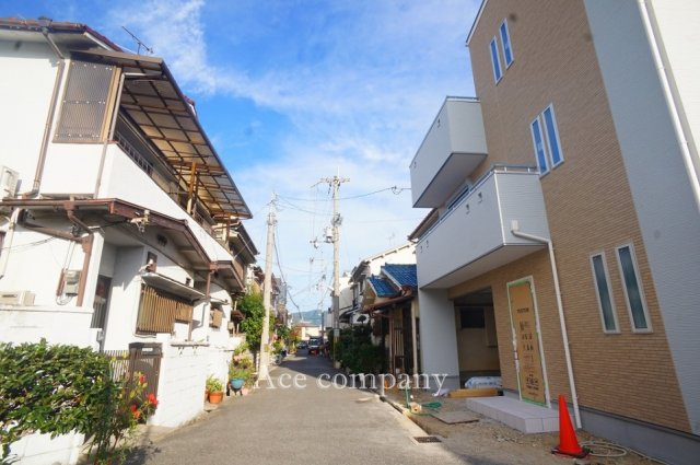 【前面道路含む現地写真】 | 八尾市北本町3丁目 | 【前面道路：北側幅員4.0ｍ】