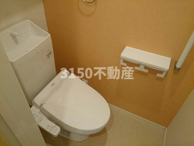 リヴェール・ピアⅠのトイレ|ゆったりとした空間のトイレです