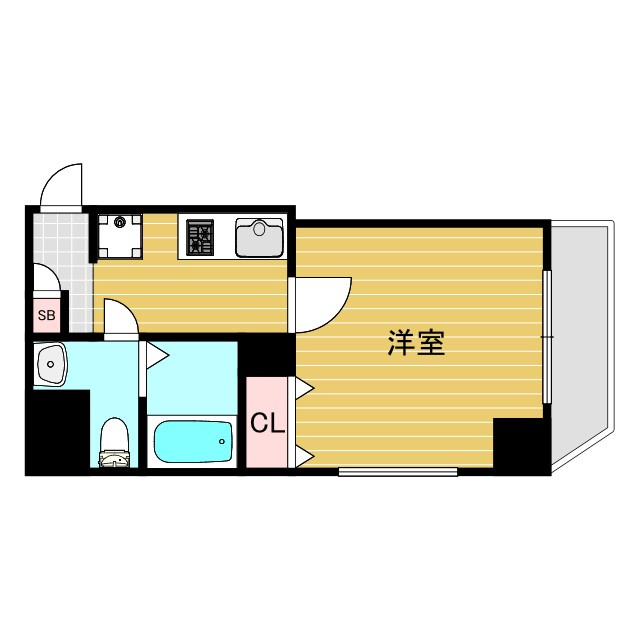 Luxe十三東の間取り