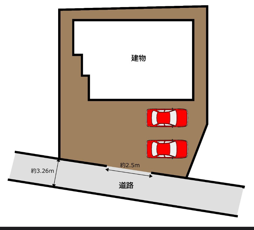 富士宮市小泉の中古一戸建の区画図