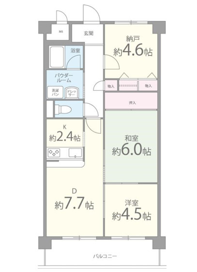 アロッジオK・T・Iの間取り