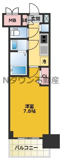【間取り】 | プレサンスジェネ千種内山