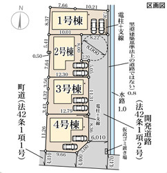 リーブルガーデン広陵町三吉大垣内3期の区画図