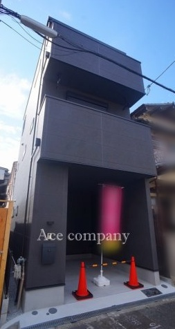 【外観】 | 平野区加美鞍作2丁目 | 【新築完成済み☆前道ゆったり幅員6ｍ☆2WAYアクセスOK♪】ローン返済目安：月々約83729円（頭金0円、変動金利0.875％、返済期間40年、ボーナス払い無しで試算しています）