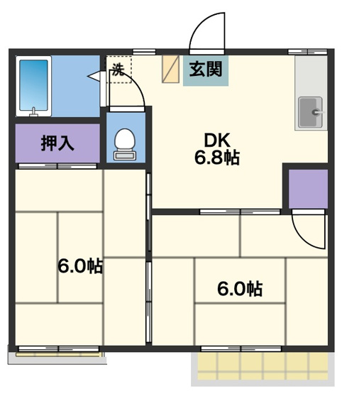 【間取り】 | フォーブル綿貫